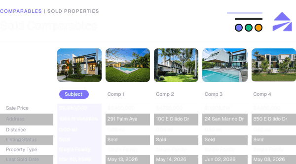 Plexerr — CMA report generator with sold comparables