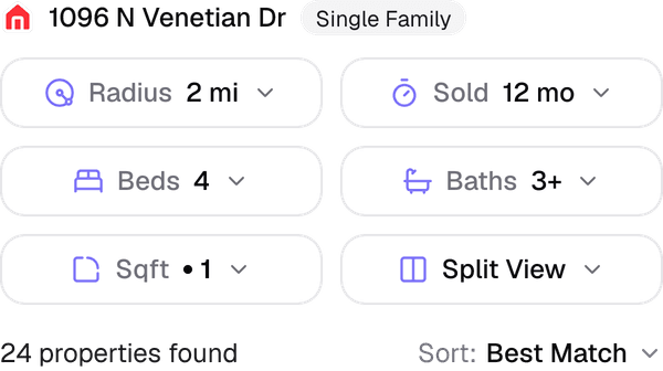 Plexerr — powerful comp search filters